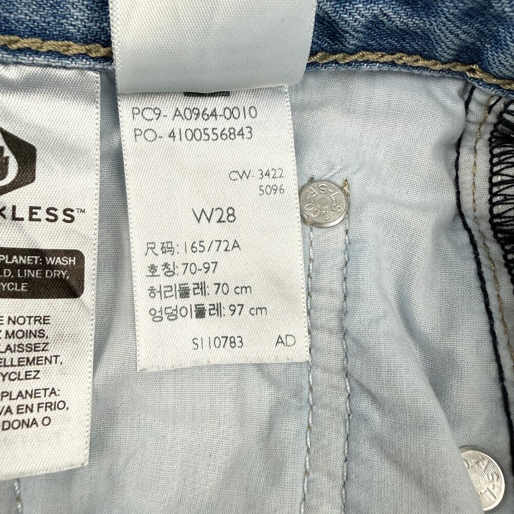 Levi's Low Pro Straight Jeans W28 Light Wash 90s Y2K Vibes Straight Leg - Picture 10 of 14